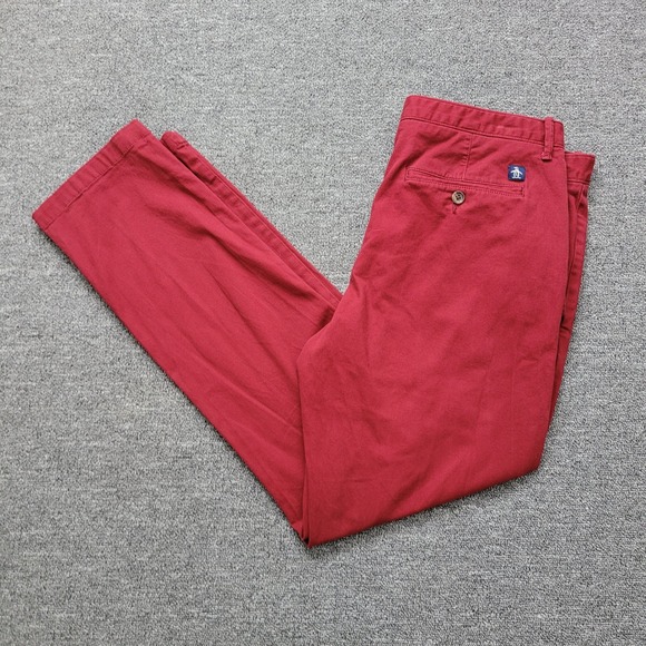Original Penguin Other - Penguin Munsingwear men's chino pants burgundy wine red 36 x 32 business casual